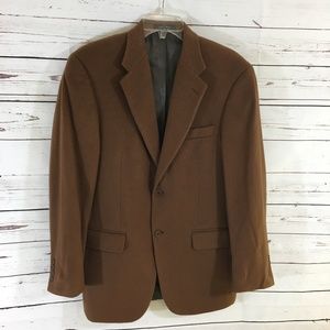 Andrew Fezza New York Brown Sports Jacket 38R